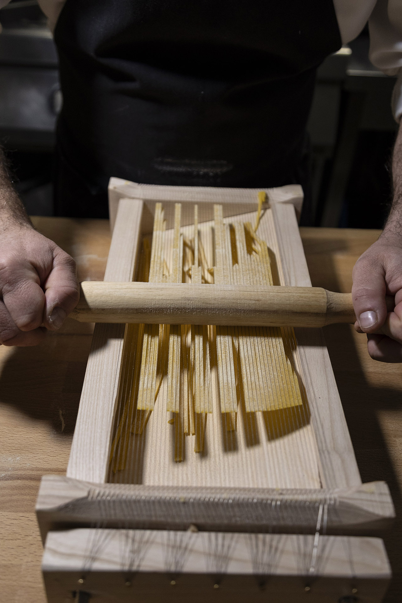 Spaghetti preparati nella cucina di Ciciritto
